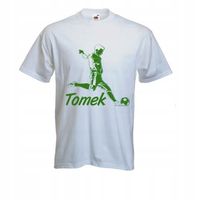 męska Koszulka kibica T-SHIRT FOOTBALL z imieniem