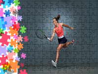 Puzzle tradycyjne Iga Świątek - dla fana
