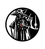 Zegar ścienny z płyty winylowej Star Wars - Yoda 148.13