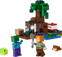 ZESTAW LEGO MINECRAFT 21240 PRZYGODA NA MOKRADŁACH + GRATIS LEGO 30647