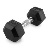 Hantla żeliwna gumowana HEX 7,5 kg UpForm stalowa