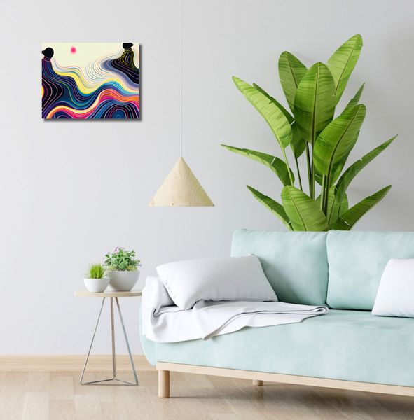 Obraz 40x30cm Wodnista Tafla zdjęcie 2