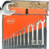 KLUCZE PŁASKIE PŁASKO OCZKOWE ZESTAW 12szt. 6-32MM