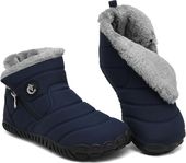 Śniegowce męskie buty zimowe ocieplane wodoodporne granatowe r. 46