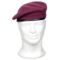 BERET WOJSKOWY TŁOCZONY MFH BORDOWY 58 cm