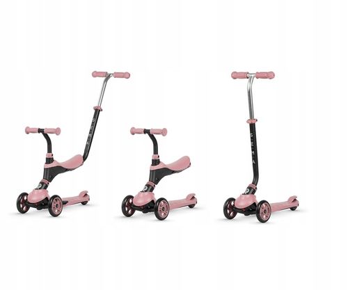 Qplay Hulajnoga Sema 3w1 Pink na Arena.pl
