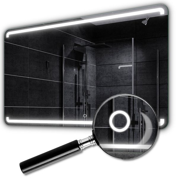 Lustro LED z Włącznikiem Dotykowym 70x90 Mediolan zdjęcie 1