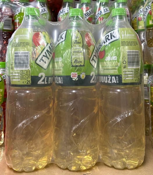 Tymbark napój jabłko-winogrono 2l PET - karton zdjęcie 1