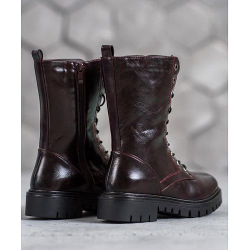 Bordowe Botki Glany r.36 na Arena.pl