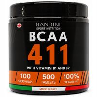 Bandini BCAA 4.1.1 500 tabletek - Aminokwasy rozgałęzione bcaa 4.1.1