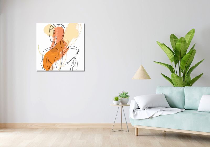 Obraz 70x70cm Kontur Własności zdjęcie 2