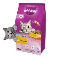 karma sucha dla kota sterylizowanego whiskas z kurczakiem 14 kg