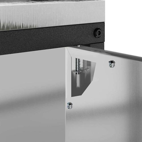 Szafka do przechowywania w kuchni Srebrny Stal ocynkowana na Arena.pl