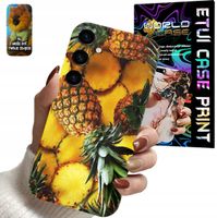 ETUI CASE SAMSUNG GALAXY S24 ANANAS OWOCOWE WZORY + FOLIA