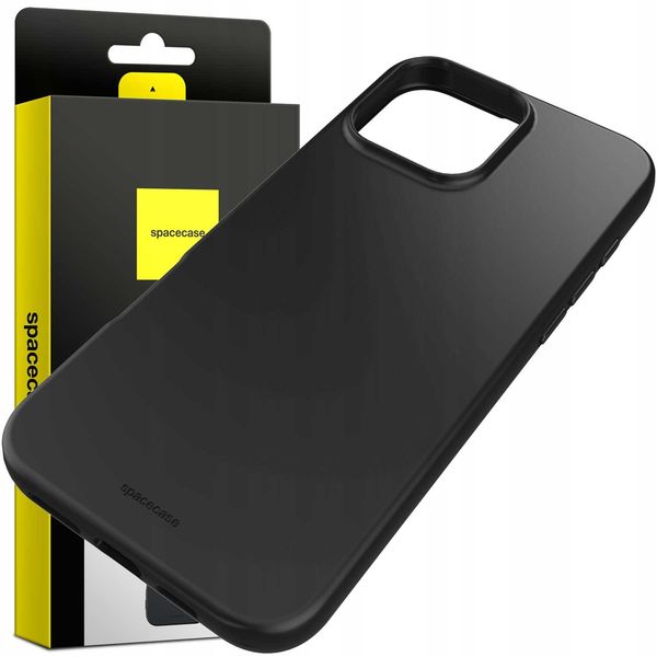 Spacecase Silicone Case Iphone 16 Pro Black zdjęcie 2