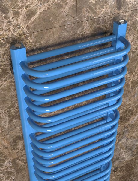 GRZEJNIK ŁAZIENKOWY OLD-SCHOOL 940x500 NIEBIESKI zdjęcie 6