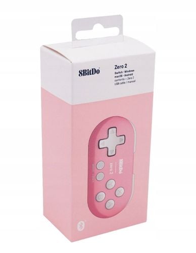 Pad 8BitDo Zero 2 Bluetooth Gamepad Mini Controller - Pink na Arena.pl