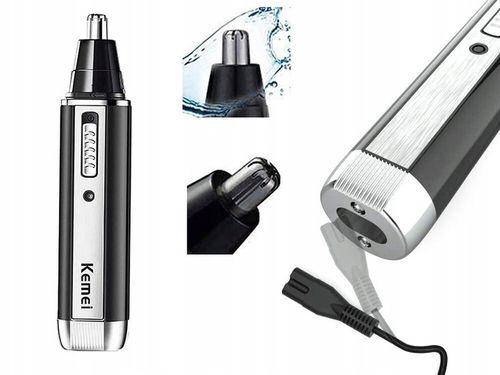 TRYMER GOLARKA DO NOSA USZU GOLENIE BRODY WŁOSÓW ZAROSTU 4w1 MOCNY grzebień na Arena.pl