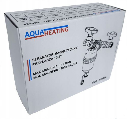 X-HOME FILTR MAGNETYCZNY 3/4" DN25 SEPARATOR ZANIECZYSZCZEŃ ODMULNIK C.O. na Arena.pl