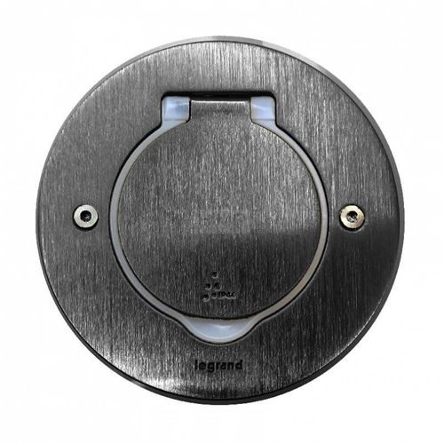 Okrągła pokrywa do gniazd pojedyncza GRAFIT Legrand 089751 na Arena.pl