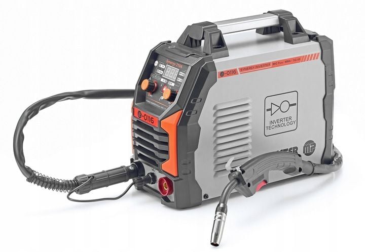 Spawarka INWERTEROWA INWERTOROWA MIG FLUX MMA TIG migomat 210A SYNERGIA 210 zdjęcie 3