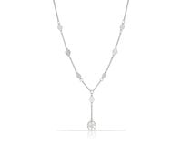 naszyjnik, krawatka z drzewkiem i blaszkami (c21/ten/17ag)