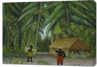 Obraz 100x70cm Banana Harvest, Rousseau Vintage do Salonu