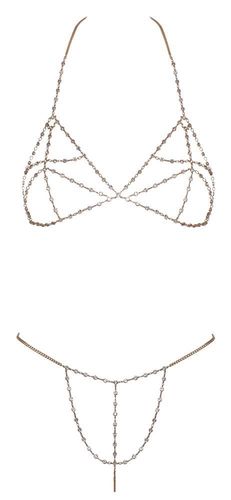 bra set chain gold na Arena.pl