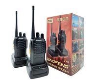 2X Krótkofalówka Baofeng BF-888S 2 SZTUKI KOLOR CZARNY 16 KANAŁÓW LATARKA