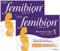FEMIBION 1 wczesna ciąża kwas foliowy 2x28 tabl.