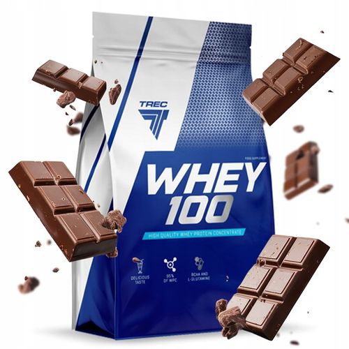 PYSZNE BIAŁKO WPC Trec Whey 100 700g PROTEINY NA MASĘ MIĘŚNIE DO TRENINGU na Arena.pl
