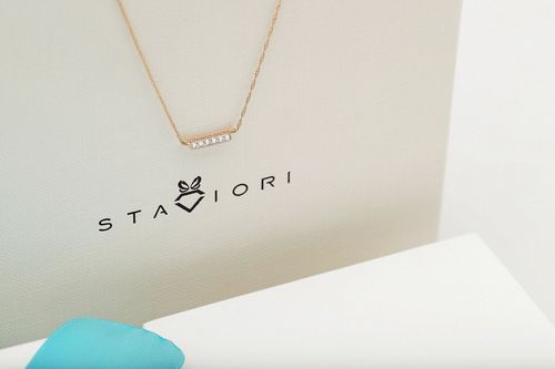 Złoty naszyjnik NRD5900 - Diament na Arena.pl