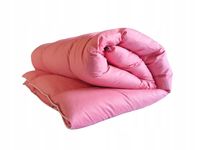 Kołdra puchowa 200x220 2 kg RÓŻOWA lub KREMOWA