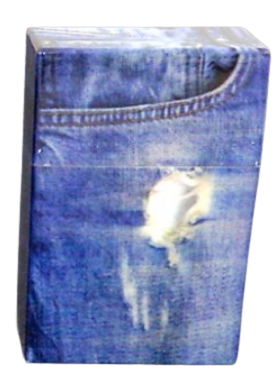 Pudełko na papierosy Etui na Paczkę papierosów w kolorze dżinsu - Atomic na Arena.pl