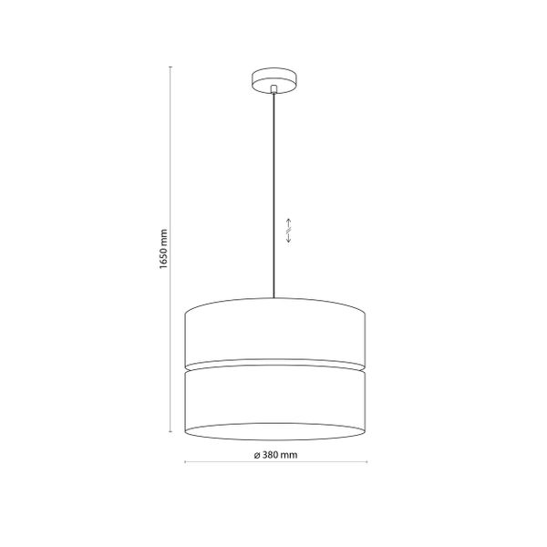 ECO LAMPA WISZĄCA 1 PŁ 380 zdjęcie 1