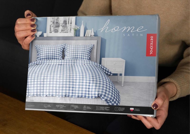 Pościel HOME SATIN 200x220cm BAWEŁNIANA EKSKLUZYWNA zdjęcie 6