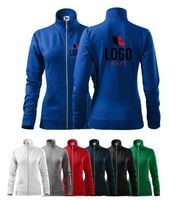 BLUZA DAMSKA Z WŁASNYM HAFTEM NADRUKIEM LOGO x10