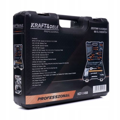 Zestaw narzędzi walizka 66 elementów KD10468 na Arena.pl