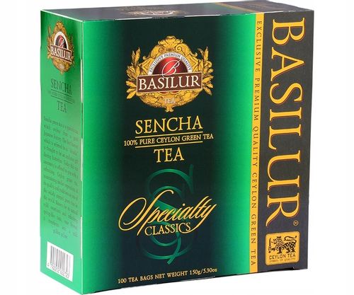 Herbata zielona Basilur Sencha Classics Ceylon - 100 x 1,5 g na Arena.pl