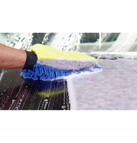 Rękawica do mycia samochodu z mikrofibry Dwustronna DOUBLE FACE Mafra na Arena.pl