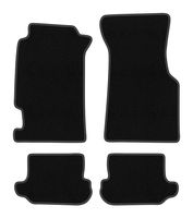 Dywaniki welurowe BASIC do Honda CRX DelSol 1992-1997 czarne