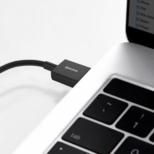kabel usb do lightning baseus superior series, 2.4a, 2m (czarny) na Arena.pl