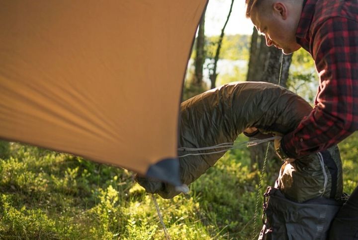 Pokrowiec Lesovik Larva mayfly green zdjęcie 3
