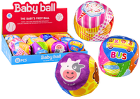 KOLOROWA PIŁECZKA Z GRZECHOTKĄ DLA DZIECI