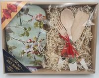 zestaw rękawica + sztućce drewniane dla mamy  36 x 28 cm. | p1426pw8