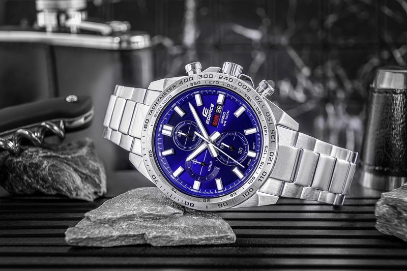 zegarek męski casio edifice efr-574d-2avuef + box zdjęcie 5