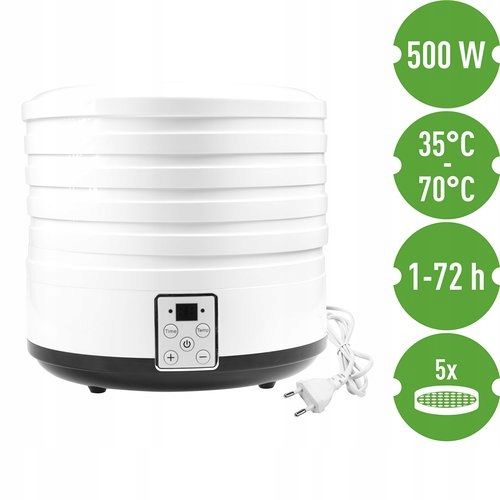 Suszarka do grzybów owoców regulacja 500 W na Arena.pl