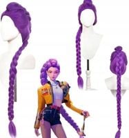 PERUKA RUMI K-POP DEMON HUNTERS FIOLETOWE WŁOSY RUMI ŁOWCZYNIE DEMONÓW KPOP