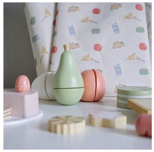 Drewniany Zestaw Piknikowy Dla Dzieci Nunukids Piknik Torba Mata Akcesoria zdjęcie 12