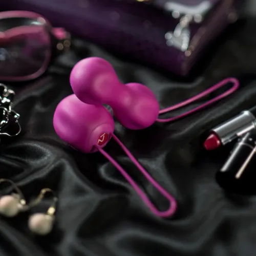 nomi tang intimate kegel set red violet - zestaw do treningu mięśni na Arena.pl